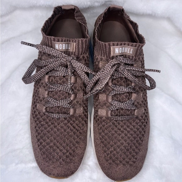 NOBULL Men’s Espresso Knit Runner Sneakers Size 12.5 - Picture 4 of 13